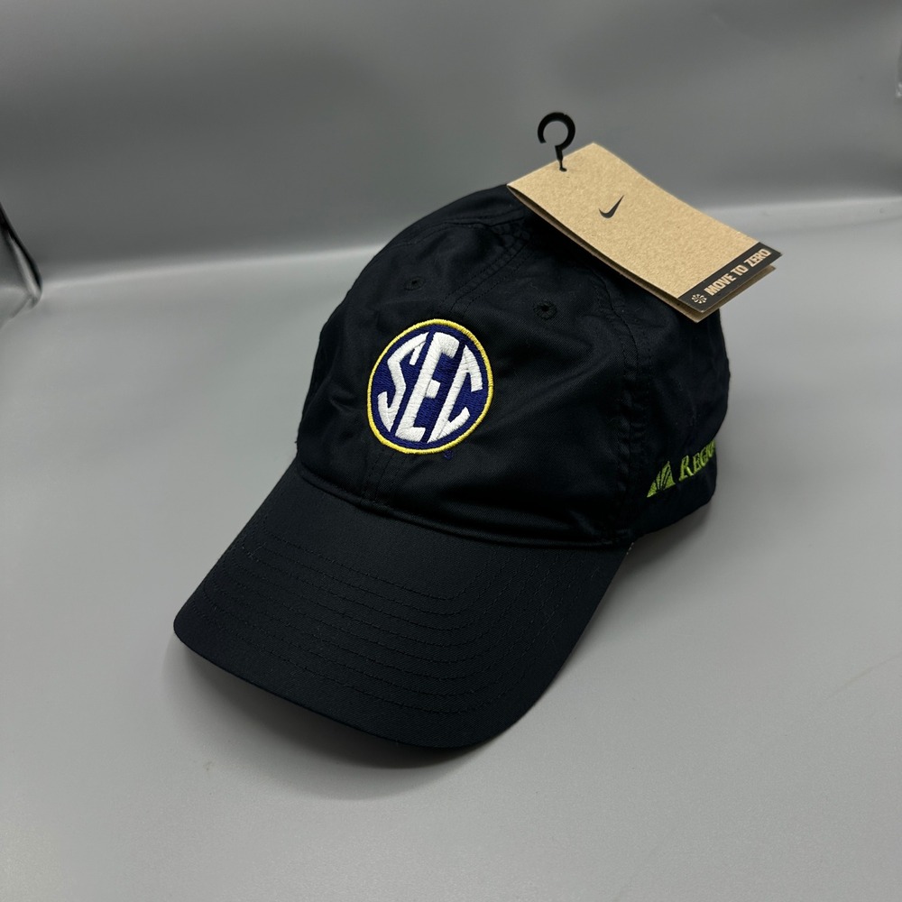 Nike SEC Dri-FIT Club Cap Adjustable Golf Hat Black FB6449-010 Mens ML